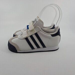 Adidas Toddler Shoes Size 10C Cloud White-Core Samoa CF 1 Navy Blue White G22613